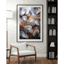 Fuart.Co Işıklı Yapraklar Dijital Baskı Poster (Çerçevesiz) BOFU
