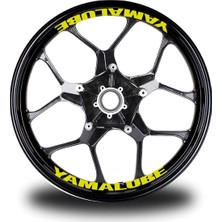 AK-SA-STR Yamalube Yazılı 8li Jant Içi Yazı Sticker Etiket