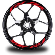 AK-SA-STR Yzf R1 Yazılı 8li Jant Içi Yazı Sticker Etiket