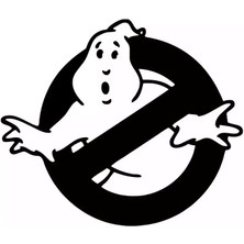AK-SA-STR Ghost Busters Duvar Dekor Sticker 40 x 32 cm
