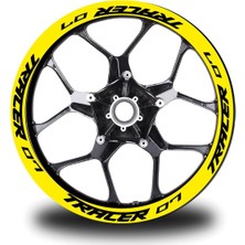 AK-SA-STR Tracer-07 Yazılı 16LI Jant Içi Yazı Sticker Etiket