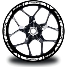 AK-SA-STR Bajaj Dominar 400 Dış Jant Şeridi Motosiklet Sticker Etiket Modeli