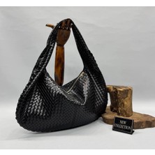 Özbu Salaş Örgü Büyük Boy Omuz ve Kol Çanta