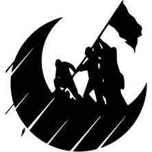 AK-SA-STR Çanakkale Sticker 20 x 20 cm