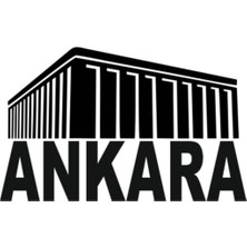AK-SA-STR Anıtkabir Ankara Oto Özel Yeni Sticker 25 x 15 cm