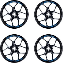 AK-SA-STR Mavi Cfmoto 450NK Yazılı 8 Li Jant Içi Yazı Sticker