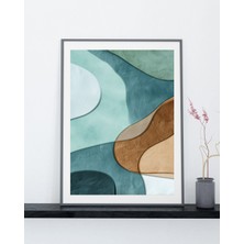 Fuart.Co Doğanın Katmanları Dijital Baskı Poster (Çerçevesiz) BOFU