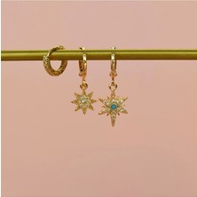 Heppii Kuzey Yıldızı Küpe 3 Lü Set