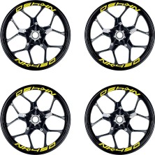AK-SA-STR Sarı Cfmoto 450NK Yazılı 8 Li Jant Içi Yazı Sticker