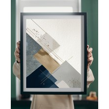 Fuart.Co Geometrik Zarafet Dijital Baskı Poster (Çerçevesiz) BOFU