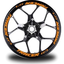 AK-SA-STR Tracer-07 Yazılı 16LI Jant Içi Yazı Sticker Etiket