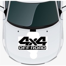AK-SA-STR Off Road 4x4 Oto Kaput Sticker 40 x 16 cm