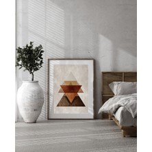 Fuart.Co Üçgenler Dijital Baskı Poster (Çerçevesiz) BOFU