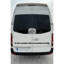 AK-SA-STR Oto Cam Yazı Sözleri Ticari-Servis-Dolmuş-Panelvan Uzun Özel Yeni Sticker Model 20