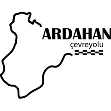AK-SA-STR Ardahan Çevreyolu Özel Yeni Sticker 12*9 cm