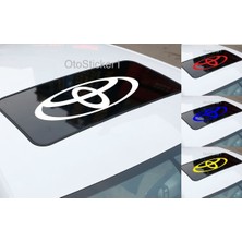 AK-SA-STR Toyota Için Özel Yeni Uyumlu Aksesuar Sunroof Oto Özel Yeni Sticker Siyah