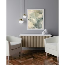 Fuart.Co Pastel Dalga Dijital Baskı Poster (Çerçevesiz) BOFU
