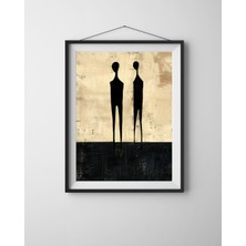 Fuart.Co Iki Yalnız Dijital Baskı Poster (Çerçevesiz) BOFU
