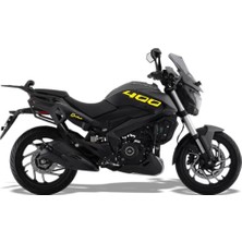 AK-SA-STR Bajaj Dominar Sarı 400 Yazı Sticker Etiket Modeli