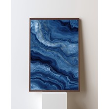 Fuart.Co Zifir Mavi Dijital Baskı Poster (Çerçevesiz) BOFU