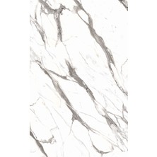 The West Wing - 60X60CM Kompakt (Compact) Masa Tablası - 12MM Isıya ve Çizilmeye Dayanıklı - Güvenli Pah Kenar - Iguazu MARBLE(5145)