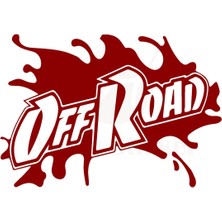 AK-SA-STR Off Road Özel Yeni Sticker 4x4 Kırmızı 20*13 cm