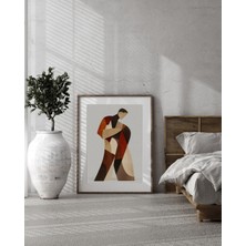 Fuart.Co Ayakta Insan Dijital Baskı Poster (Çerçevesiz) BOFU