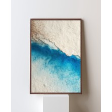 Fuart.Co Kuşbakışı Deniz Dijital Baskı Poster (Çerçevesiz) BOFU