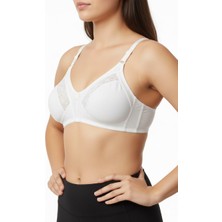 Ebru Toparlayıcı Penye Ara Dantelli Sütyen