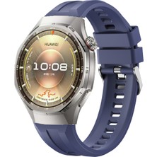 MMP Shop Huawei Watch Gt6 Pro 46MM Uyumlu Metal Tokalı Spor Silikon Kordon