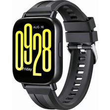 MMP Shop Xiaomi Redmi Watch 5 Active / Watch 5 Lite Uyumlu Metal Tokalı Spor Silikon Kordon