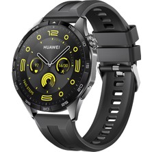 MMP Shop Huawei Watch Gt4 46MM Uyumlu Metal Tokalı Spor Silikon Kordon