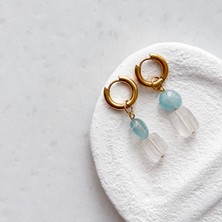 Vesce Atelier Aqua Berlin Doğal Taş Küpe