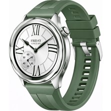 MMP Shop Xiaomi Watch S4 / S3 / S2 / S2 Pro / S1 Active / S1 Uyumlu Metal Tokalı Spor Silikon Kordon