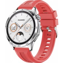 MMP Shop Huawei Watch Gt4 46MM Uyumlu Metal Tokalı Spor Silikon Kordon