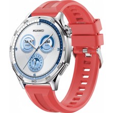 MMP Shop Huawei Watch Gt6 46MM Uyumlu Metal Tokalı Spor Silikon Kordon