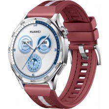 MMP Shop Huawei Watch Gt5 46MM Uyumlu Metal Tokalı Dikiş Detaylı Spor Silikon Kordon