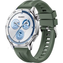 MMP Shop Huawei Watch Gt5 46MM Uyumlu Metal Tokalı Spor Silikon Kordon