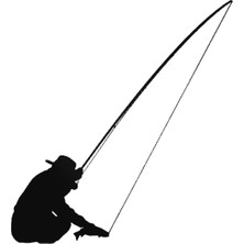 AK-SA-STR Fly Fishing Oto Özel Yeni Sticker 20 cm