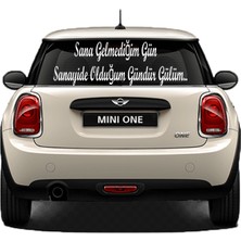 AK-SA-STR Oto Cam Yazı Sözleri Ticari-Servis-Dolmuş-Panelvan Uzun Özel Yeni Sticker Model 52