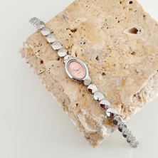 Vesce Atelier Milla Gümüş Saat Pembe