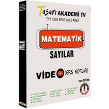 Tasarı Dgs-Ales Tyt Matematik Sayılar Video Ders Notları