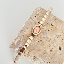 Vesce Atelier Milla Gold Saat Pembe