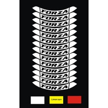 AK-SA-STR Yeni Özel  Motosiklet Jant Şeridi Honda Forza Kalın Sağ-Sol/ön-Arka