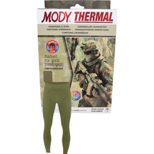 Maruf Shop Erkek Askeri Alanda Giyilmeye Uygun Haki Renk Likralı Mody Termal Alt Içlik