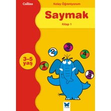 Mavi Kelebek Yayınları Kolay Öğreniyorum Saymak - Kitap 1 (3-5 Yaş)