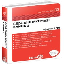 Cep Kanunları Serisi 03 - Ceza Muhakemesi Kanunu  (Cep Boy)