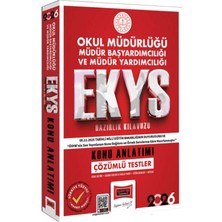 Yargı Yayınevi 2026 Ekys Okul Müdürlüğü Müdür Başyardımcılığı ve Müdür Yardımcılığı Konu Anlatımı