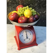 TrentCo 5 kg Retro Nostalji Mutfak Tartısı Analog Terazi ( Lisinya )