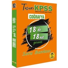 Tasarı Kpss Coğrafya 18'de 18 Net Soru Bankası